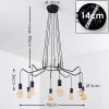 Cuyama Pendant Light black, 8-light sources