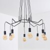Cuyama Pendant Light black, 8-light sources