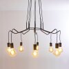 Cuyama Pendant Light black, 8-light sources
