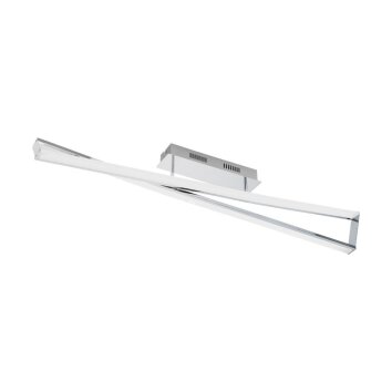 Eglo CORRALES ceiling light LED chrome, 2-light sources