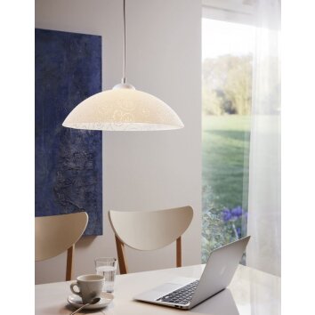 Eglo VETRO pendant light white, 1-light source