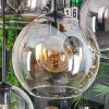 Koyoto hanging light, globe light, pendant light Amber, clear, Smoke-coloured, 8-light sources