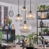 Koyoto hanging light, globe light, Cluster pendant lamp clear, 4-light sources