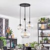 Koyoto hanging light, globe light, Cluster pendant lamp clear, 4-light sources