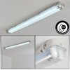 Ilena outdoor ceiling light, outdoor light, bathroom light, spotlight, ceiling light LED grey, 1-light source
