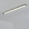 Ilena outdoor ceiling light, outdoor light, bathroom light, spotlight, ceiling light LED grey, 1-light source