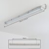 Ilena outdoor ceiling light, outdoor light, bathroom light, spotlight, ceiling light LED grey, 1-light source