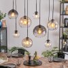 Koyoto hanging light, globe light, pendant light Amber, clear, Smoke-coloured, 8-light sources