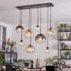 Koyoto hanging light, globe light, pendant light Amber, clear, Smoke-coloured, 8-light sources