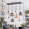 Koyoto hanging light, globe light, pendant light Amber, clear, Smoke-coloured, 8-light sources