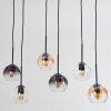 Koyoto hanging light, globe light, pendant light Amber, clear, Smoke-coloured, 6-light sources