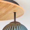 Koyoto ceiling light, globe light Ecru, black, 3-light sources