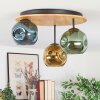 Ripoll ceiling light, globe light Ecru, black, 3-light sources