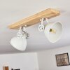 SVANFOLK Ceiling Light brown, white, 2-light sources