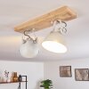 SVANFOLK Ceiling Light brown, white, 2-light sources
