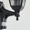 Naofe outdoor wall light, wall light black, 1-light source, Motion sensor