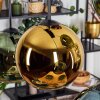 Koyoto hanging light, globe light, pendant light blue, gold, green, coppery, 6-light sources