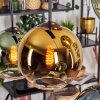 Koyoto hanging light, globe light, pendant light blue, gold, green, clear, coppery, 6-light sources