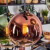 Koyoto hanging light, globe light, pendant light blue, gold, green, clear, coppery, 6-light sources