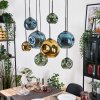 Ripoll hanging light, globe light, pendant light Ecru, black, 8-light sources