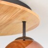 Koyoto ceiling light, globe light 50 cm Ecru, black, 3-light sources