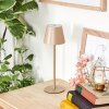 Salgadinho Outdoor table lamp, table lamp LED sand-coloured, 1-light source