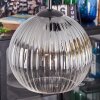 Koyoto hanging light, globe light, Cluster pendant lamp Amber, gold, clear, Smoke-coloured, 4-light sources