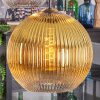 Koyoto hanging light, globe light, Cluster pendant lamp Amber, gold, clear, Smoke-coloured, 4-light sources