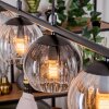 Koyoto hanging light, globe light, pendant light Amber, clear, Smoke-coloured, 4-light sources