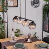Koyoto hanging light, globe light, pendant light Amber, clear, Smoke-coloured, 4-light sources