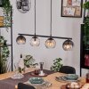 Koyoto hanging light, globe light, pendant light Amber, clear, Smoke-coloured, 4-light sources