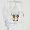 Hongkong outdoor wall light, wall light white, 1-light source