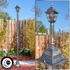 Naofe lamp post, path light black, silver, 1-light source