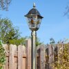Naofe lamp post, path light gold, black, 1-light source