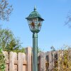 Naofe lamp post, path light green, black, 1-light source