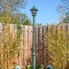 Naofe lamp post, path light green, black, 1-light source