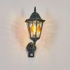 Hongkong outdoor wall light, wall light green, black, 1-light source, Motion sensor