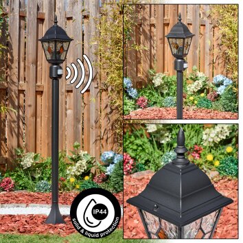 Naofe path light black, 1-light source, Motion sensor