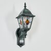 Naofe outdoor wall light, wall light green, black, 1-light source, Motion sensor