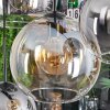 Koyoto hanging light, globe light, pendant light Amber, clear, Smoke-coloured, 8-light sources