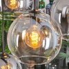 Koyoto hanging light, globe light, pendant light Amber, clear, Smoke-coloured, 8-light sources