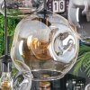 Ripoll hanging light, globe light, pendant light Amber, clear, Smoke-coloured, 8-light sources