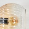 Koyoto globe light, wall light Amber, clear, Smoke-coloured, 3-light sources