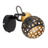 Globo SARRA Wall Light black, 1-light source