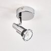 MORGES Ceiling Light LED chrome, 1-light source