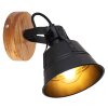 Globo GÜNTHER Wall Light black, 1-light source