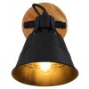 Globo GÜNTHER Wall Light black, 1-light source