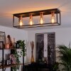 MALAO Ceiling Light Rose gold, black, 4-light sources