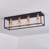 MALAO Ceiling Light Rose gold, black, 4-light sources