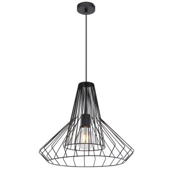 Globo CAVIA Pendant Light black, 1-light source